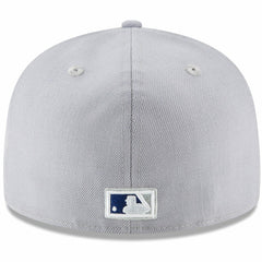 Gray Los Angeles Dodgers New Era Cooperstown Collection Logo 59FIFTY Fitted Hat