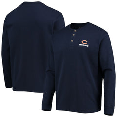 Dunbrooke Logo Maverick Thermal Henley Long Sleeve T-Shirt - Chicago Bears T-shirts