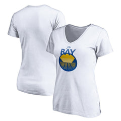 Golden State Warriors Women's The Bay Logo V-Neck T-Shirt sale