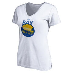 Golden State Warriors Women's The Bay Logo V-Neck T-Shirt sale