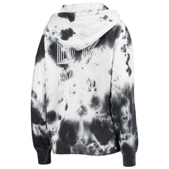 DKNY Sport Women's Dakota Oversized Tie-Dye Half-Zip Hoodie - Los Angeles Chargers Hoodies