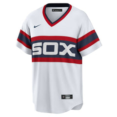White Carlton Fisk Chicago White Sox Nike Home Cooperstown Collection Team Player Jersey