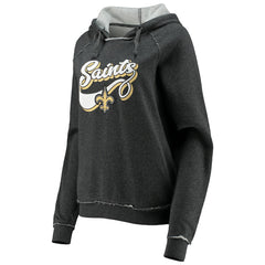 Women's Script Fleece Raglan Pullover Hoodie - New Orleans Saints Hoodies