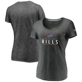 Women's League Leader Space Dye V-Neck T-Shirt - Buffalo Bills T-shirts