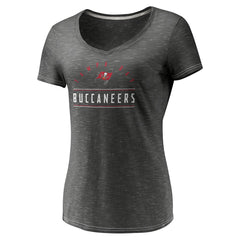 Women's League Leader Space Dye V-Neck T-Shirt - Tampa Bay Buccaneers T-shirts