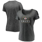 Women's League Leader Space Dye V-Neck T-Shirt - Kansas City Chiefs T-shirts