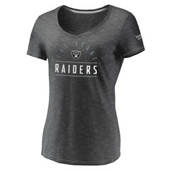 Women's League Leader Space Dye V-Neck T-Shirt - Las Vegas Raiders T-shirts