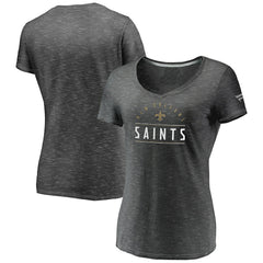 Women's League Leader Space Dye V-Neck T-Shirt - New Orleans Saints T-shirts