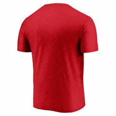 Red Cincinnati Reds Fanatics Primary Pill Space Dye T-Shirt