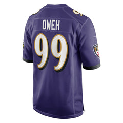 Odafe Oweh Game Jersey - Baltimore Ravens Jerseys