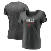 Fanatics Chicago Bulls Women's Double-Fade Space-Dye V-Neck T-Shirt sale