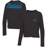 Junk Food Women's Pocket Thermal Long Sleeve T-Shirt - Carolina Panthers T-shirts