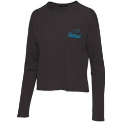 Junk Food Women's Pocket Thermal Long Sleeve T-Shirt - Carolina Panthers T-shirts