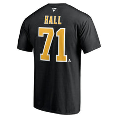 NHL Taylor Hall Boston Bruins Fanatics Authentic Stack Name & Number T-Shirt