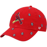 Red St. Louis Cardinals '47 Confetti Clean Up Adjustable Hat