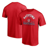 Red Washington Nationals Fanatics Hometown Logo T-Shirt