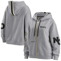 WEAR by Erin Andrews Women's Full-Zip Hoodie - New Orleans Saints Hoodies