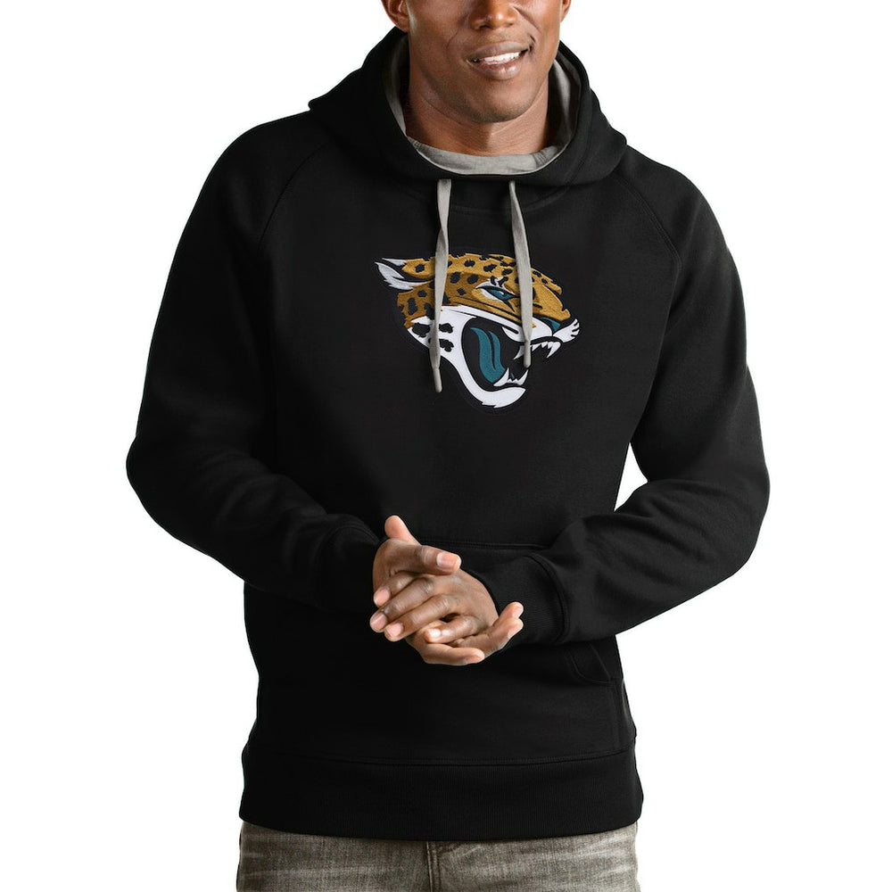 Antigua Victory Pullover Hoodie - Jacksonville Jaguars Hoodies