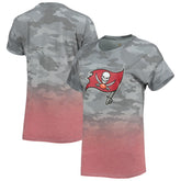Juniors Beth Camo Dip-Dye T-Shirt - Tampa Bay Buccaneers T-shirts