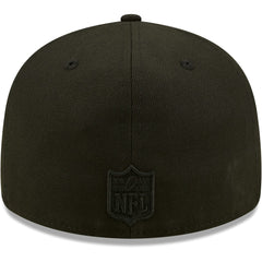 Black on Black Low Profile 59FIFTY II Fitted Hat - Houston Texans Hats