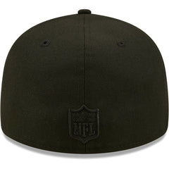 Black on Black Low Profile 59FIFTY II Fitted Hat - Jacksonville Jaguars Hats