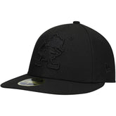 Historic Logo Black on Black Low Profile 59FIFTY II Fitted Hat - Cleveland Browns Hats