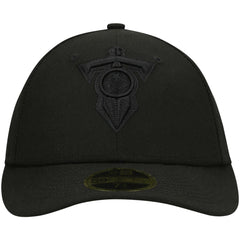 Alternate Logo Black on Black Low Profile 59FIFTY II Fitted Hat - Tennessee Titans Hats
