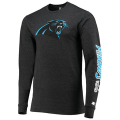Starter Halftime Long Sleeve T-Shirt - Carolina Panthers T-shirts