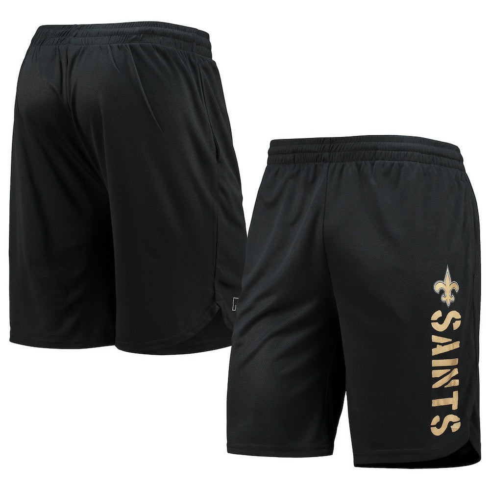 MSX by Michael Strahan Training Shorts - New Orleans Saints Shorts