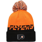 NHL Philadelphia Flyers adidas COLD.RDY Cuffed Knit Hat with Pom