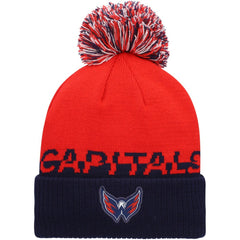 NHL Washington Capitals adidas COLD.RDY Cuffed Knit Hat with Pom