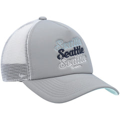 NHL Seattle Kraken adidas Women's Foam Trucker Snapback Hat