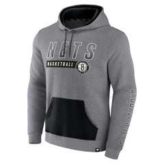 Fanatics Brooklyn Nets Off The Bench Color Block Pullover Hoodie