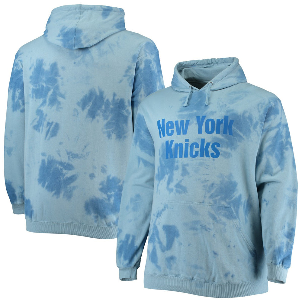 Fanatics New York Knicks Big & Tall Wordmark Cloud Dye Pullover Hoodie