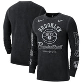 Nike Brooklyn Nets Courtside Retro Elevated Long Sleeve T-Shirt