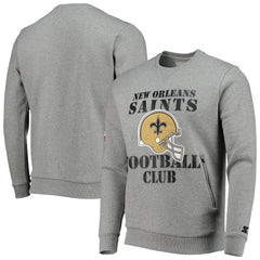 Starter Locker Room Throwback End Zone Pullover Sweatshirt - New Orleans Saints Pullover