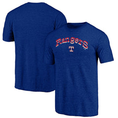 Heather Royal Texas Rangers Fanatics Cooperstown Collection Series Sweep Tri-Blend T-Shirt