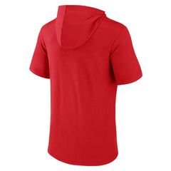 Red St. Louis Cardinals Fanatics Iconic Rebel Short Sleeve Hooded Top