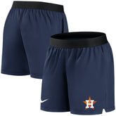 Navy Houston Astros Nike Women's Authentic Collection Flex Vent Max Performance Shorts