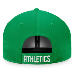 Green Athletics Fanatics Cooperstown Collection Core Adjustable Hat