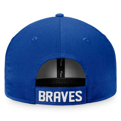 Royal Atlanta Braves Fanatics Cooperstown Collection Core Adjustable Hat