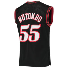 Mitchell & Ness Dikembe Mutombo Philadelphia 76ers Hardwood Classics Swingman Jersey