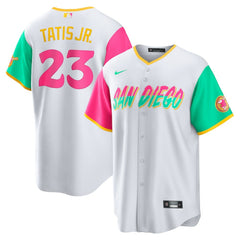 White Fernando Tatis Jr. San Diego Padres Nike City Connect Replica Player Jersey