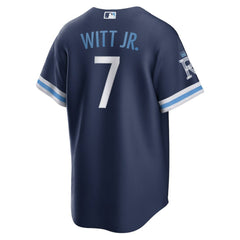 Navy Bobby Witt Jr. Kansas City Royals Nike City Connect Replica Player Jersey