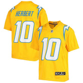 Justin Herbert Youth Inverted Team Game Jersey - Los Angeles Chargers Jerseys