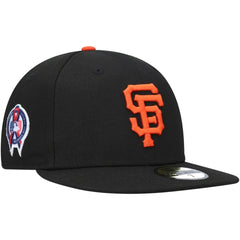 Black San Francisco Giants New Era 9/11 Memorial Side Patch 59FIFTY Fitted Hat