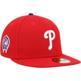 Red Philadelphia Phillies New Era 9/11 Memorial Side Patch 59FIFTY Fitted Hat