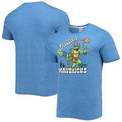 Dallas Mavericks Homage NBA x Teenage Mutant Ninja Turtles Tri-Blend T-Shirt sale