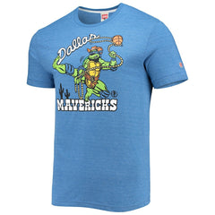 Dallas Mavericks Homage NBA x Teenage Mutant Ninja Turtles Tri-Blend T-Shirt sale