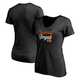 Women's Long Stride V-Neck T-Shirt - Cincinnati Bengals T-shirts